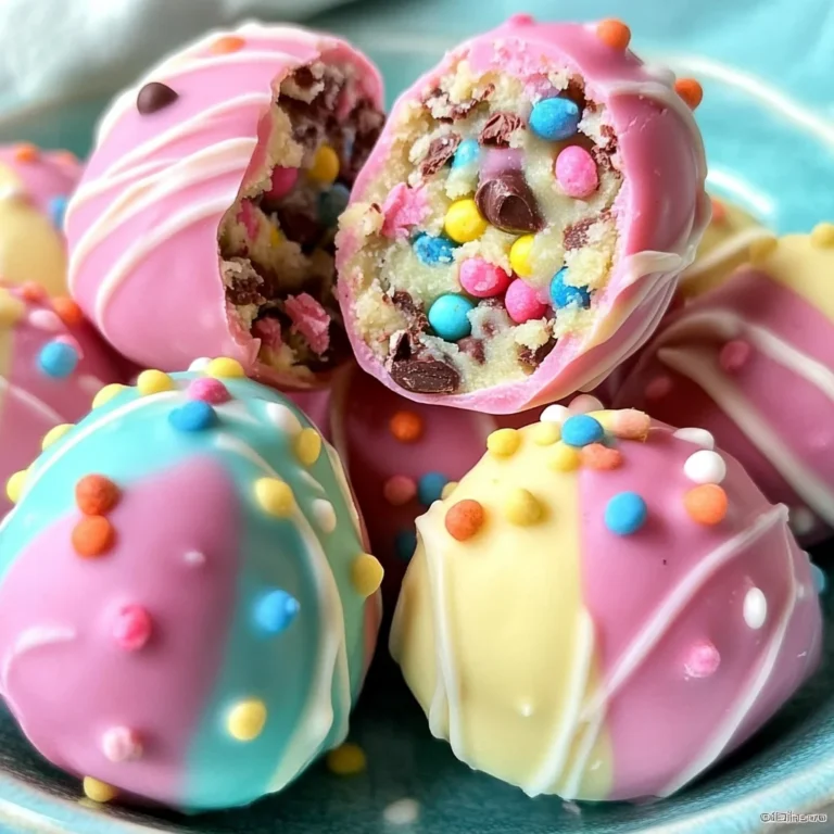 Easter Egg Cookie Dough Truffles