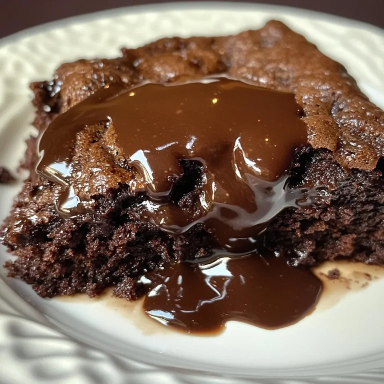 Hot Fudge Chocolate Pudding Cake