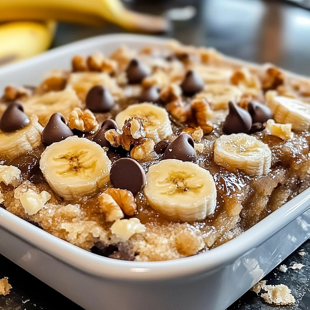 Irresistible Banana Bread Cobbler with a Gooey Twist