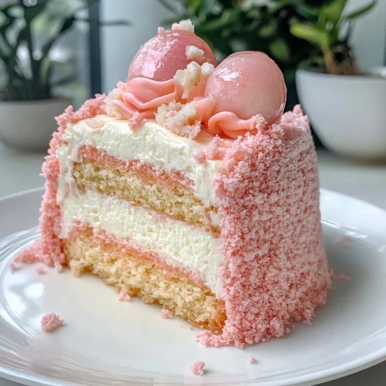 Lychee Cake With Pink Biscuits