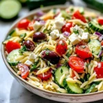 Mouthwatering Mediterranean Orzo Salad - Homefoodkitchen