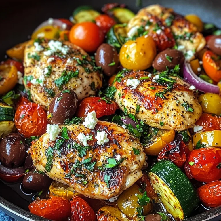 One Pan Mediterranean Chicken