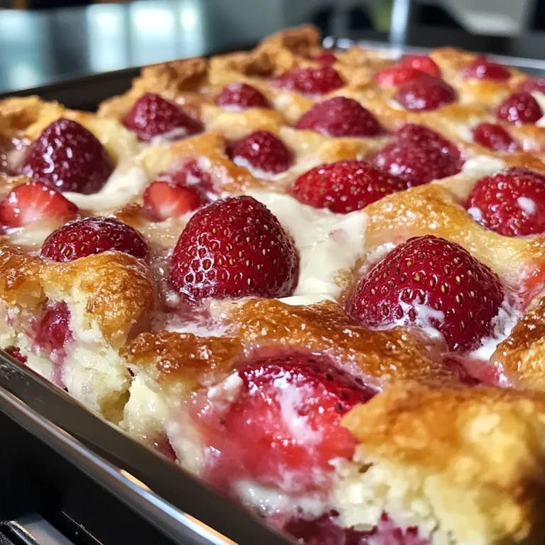 Perfect Strawberry Cream Cheese Cobbler Recipe