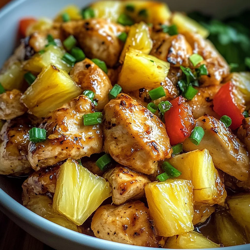 Pineapple Chicken: Juicy and Flavorful Delight
