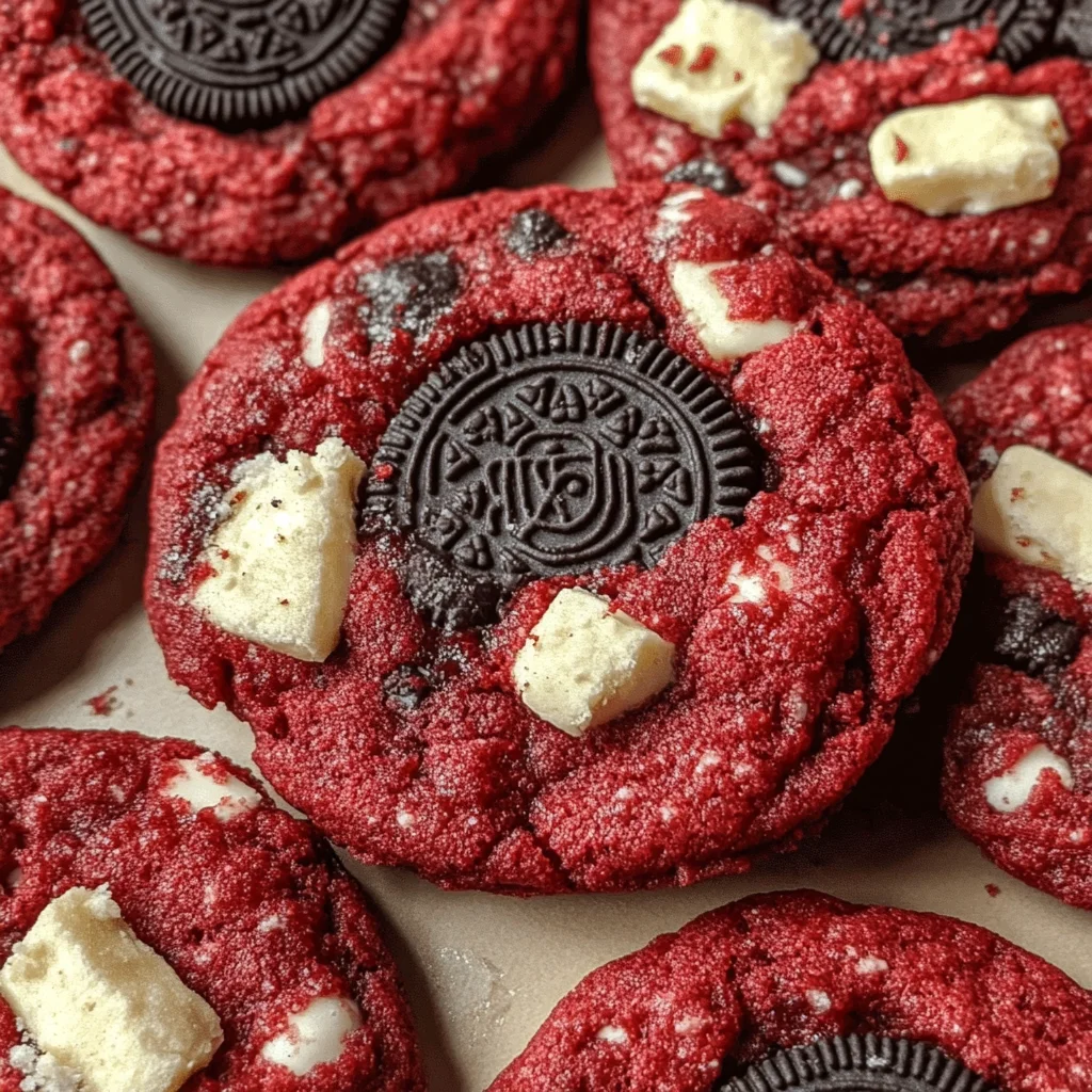 Red Velvet Oreo Cookies