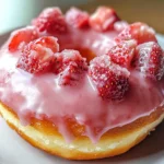 Strawberry Cake Donuts
