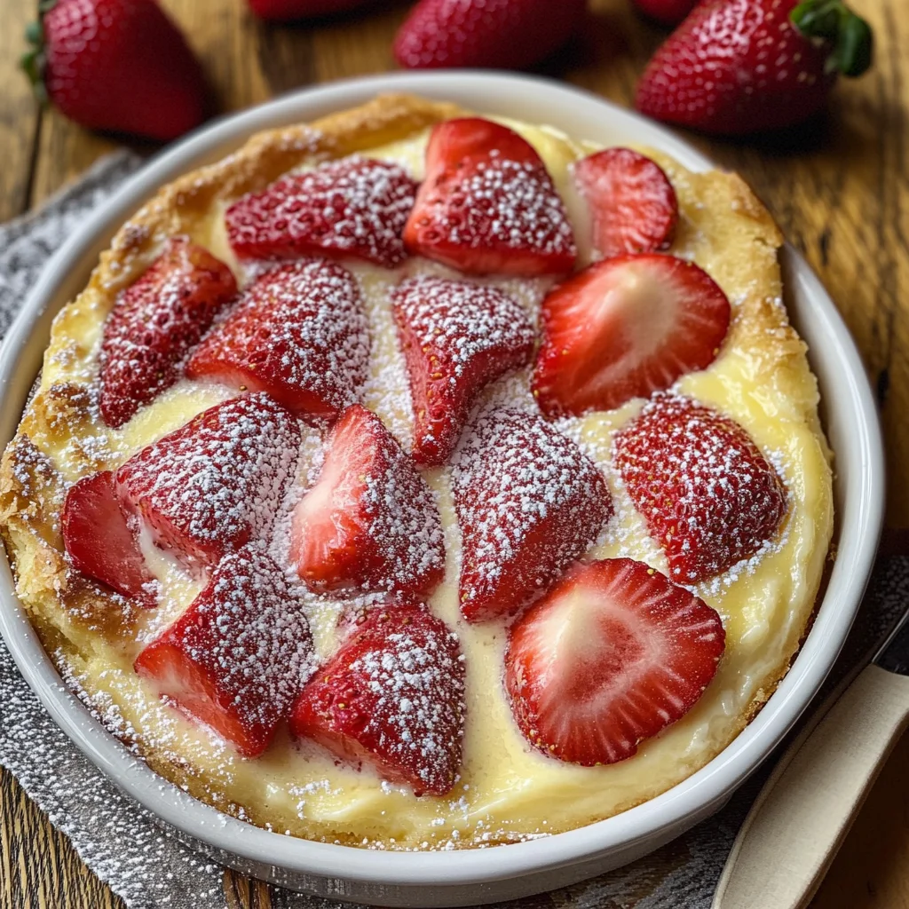 Strawberry Flaugnarde