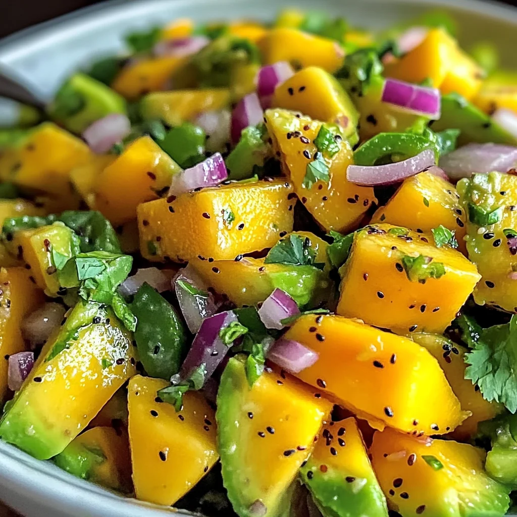 Avocado Mango Salad