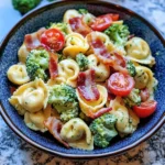 Broccoli Cheese Tortellini Pasta Salad