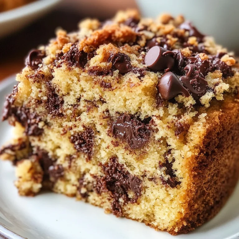 Chocolate Chip Coffee Cake