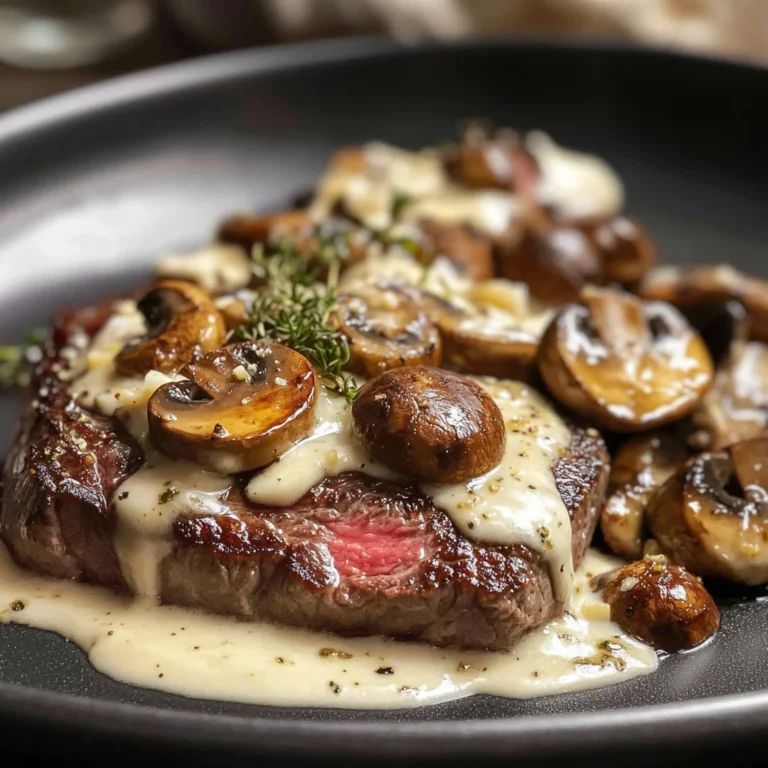 Cognac Creamed Mushrooms