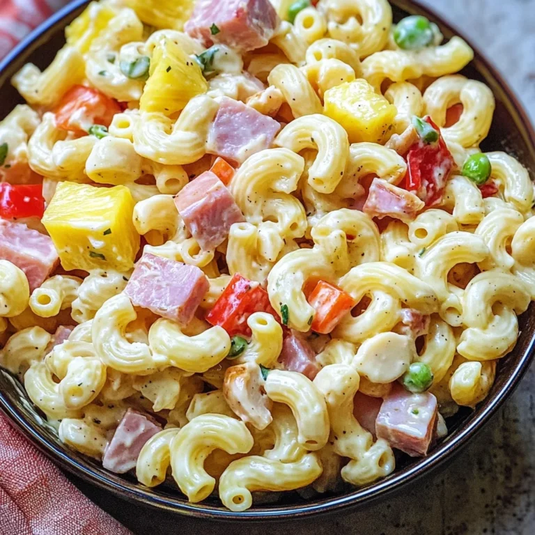 Easy Hawaiian Pasta Salad