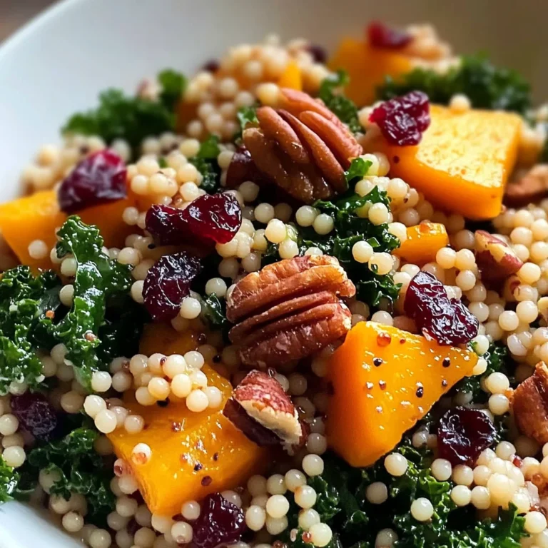 Honey Autumn Pearl Couscous Salad - Homefoodkitchen