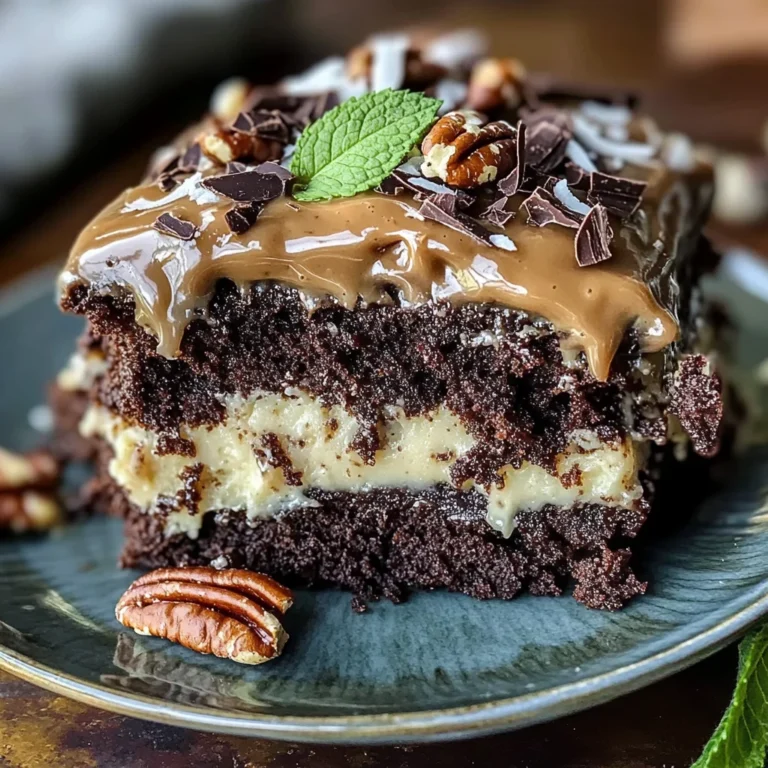 Irresistible German Chocolate Poke Cake Decadent Easy Recipe