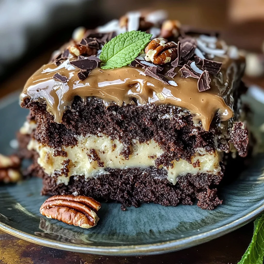 Irresistible German Chocolate Poke Cake Decadent Easy Recipe