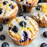 Keto Lemon Blueberry Muffins