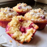 Lemon Raspberry White Chocolate Muffins