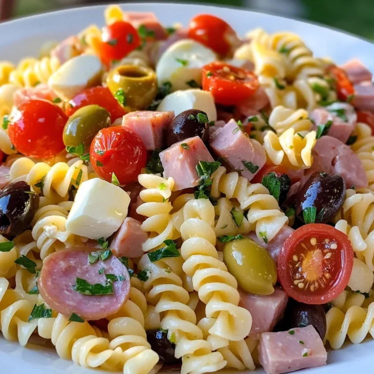 Loaded Antipasto Pasta Salad