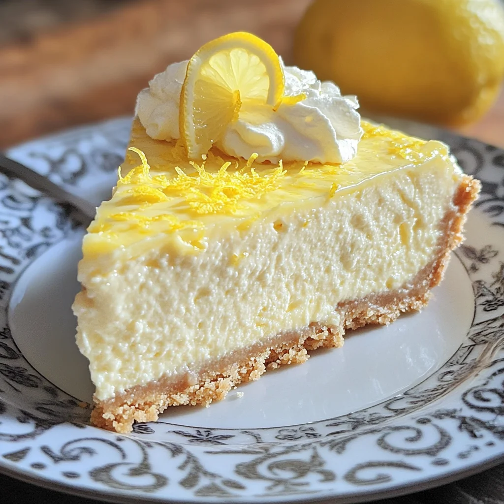 Low Carb Lemon Cheesecake