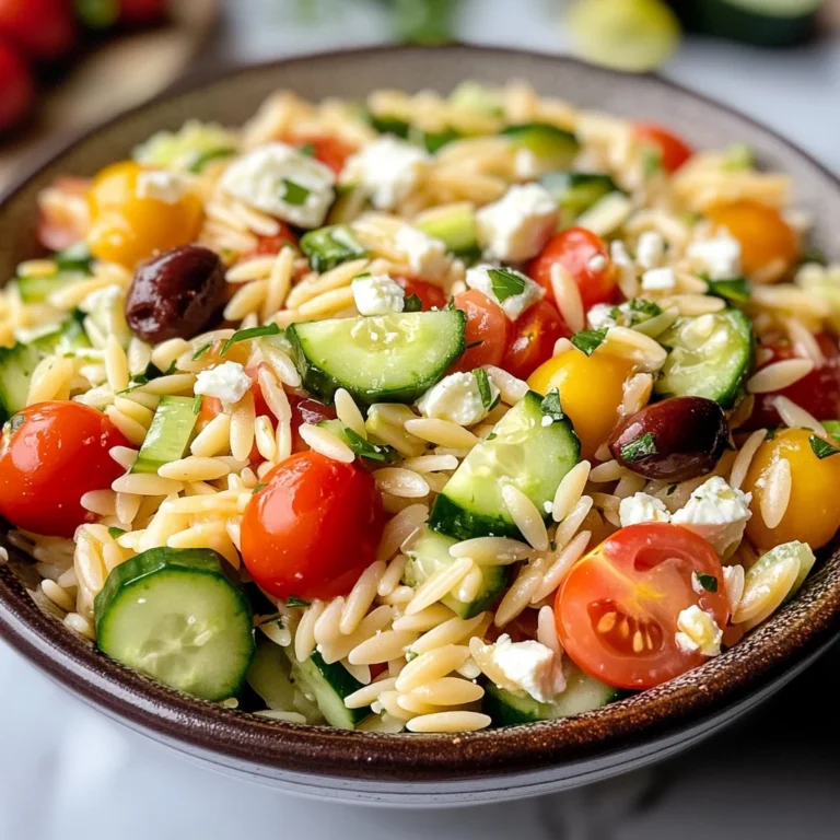 Mediterranean Orzo Pasta Salad