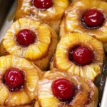 Pineapple Upside Down Cinnamon Rolls