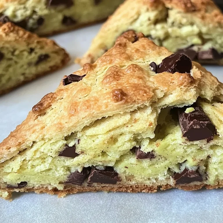 Pistachio Pudding Mix Scones