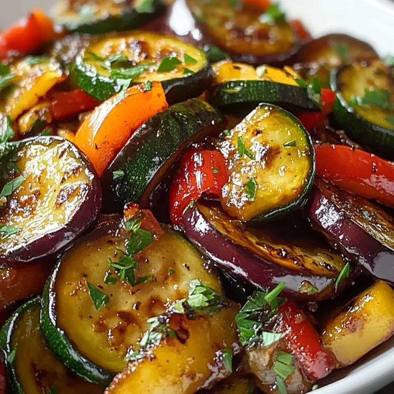 Savory Mediterranean Sautéed Vegetables