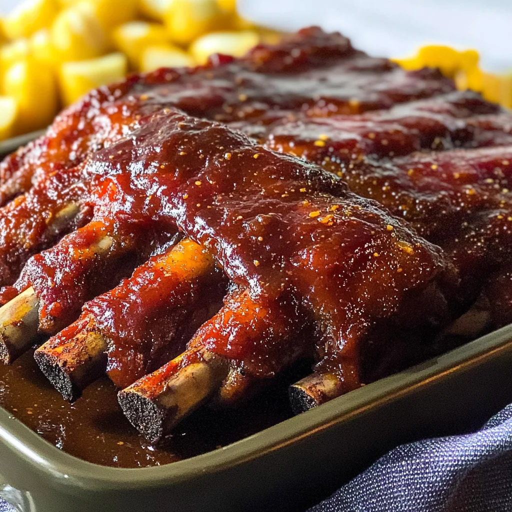 St. Louis Ribs made in the Crock Pot