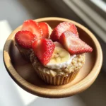 Strawberry Banana Oatmeal Muffins