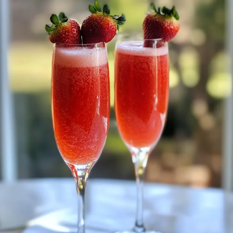 Strawberry Mimosas Recipe