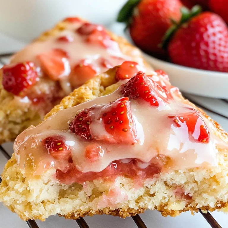 Strawberry Scones