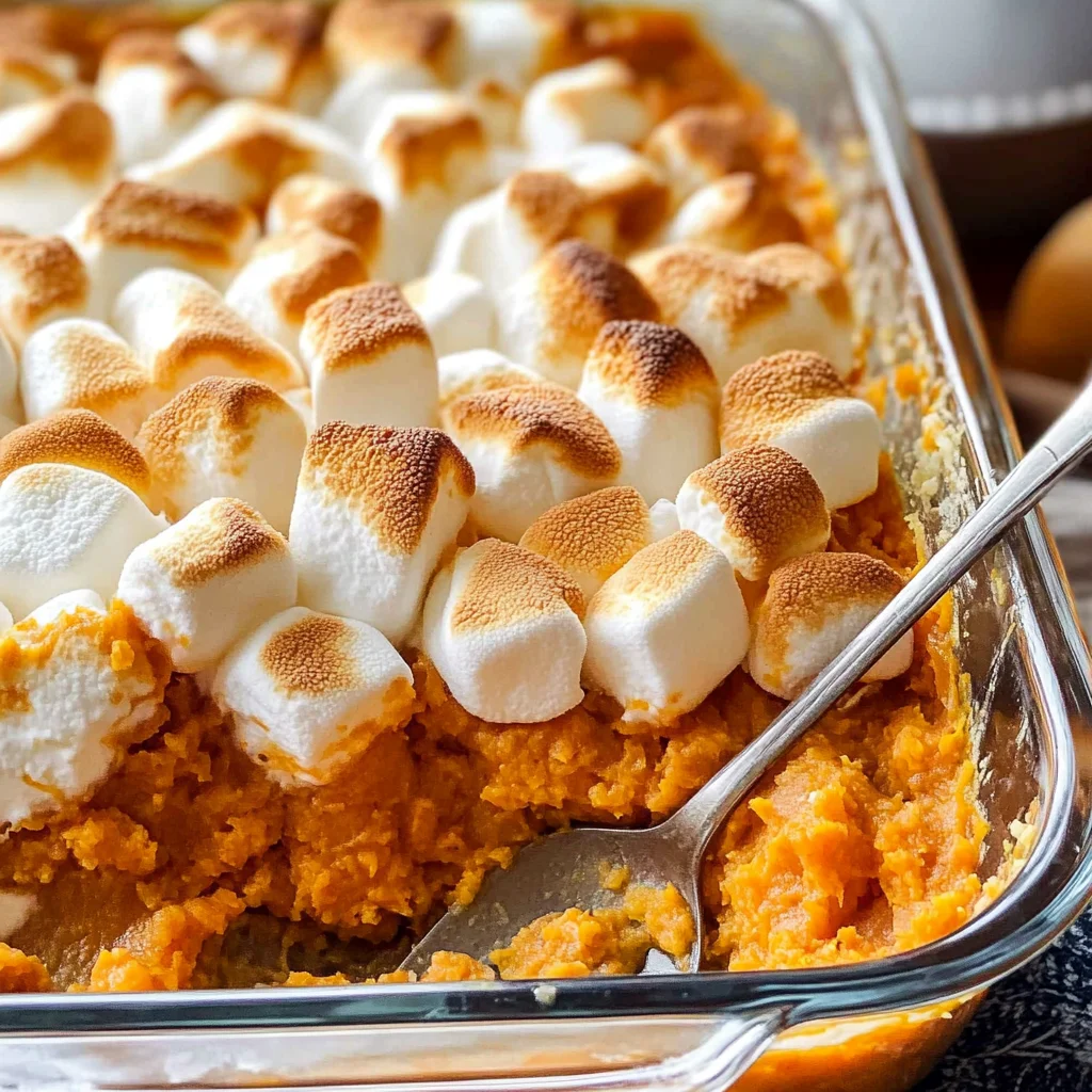 Sweet Potato Marshmallows Casserole Recipe