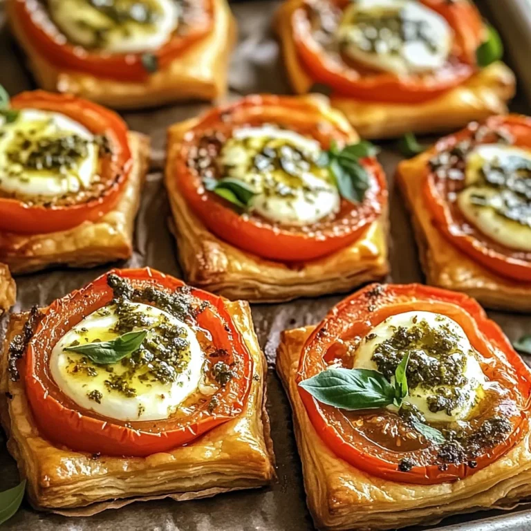 Tomato Tartlets with Puff Pastry: An Incredible 5-Step Recipe