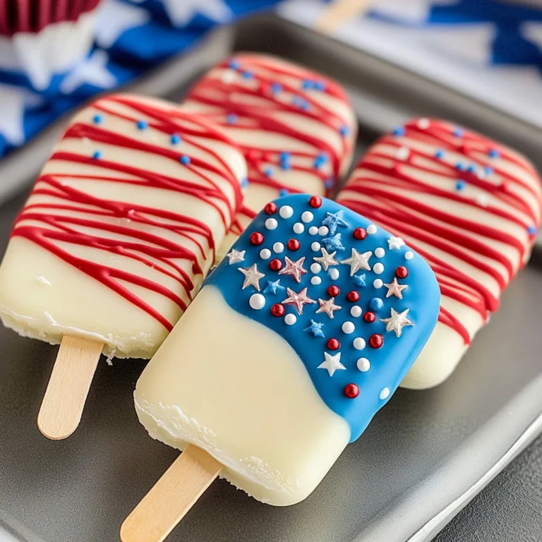 4th of July Cakesicles