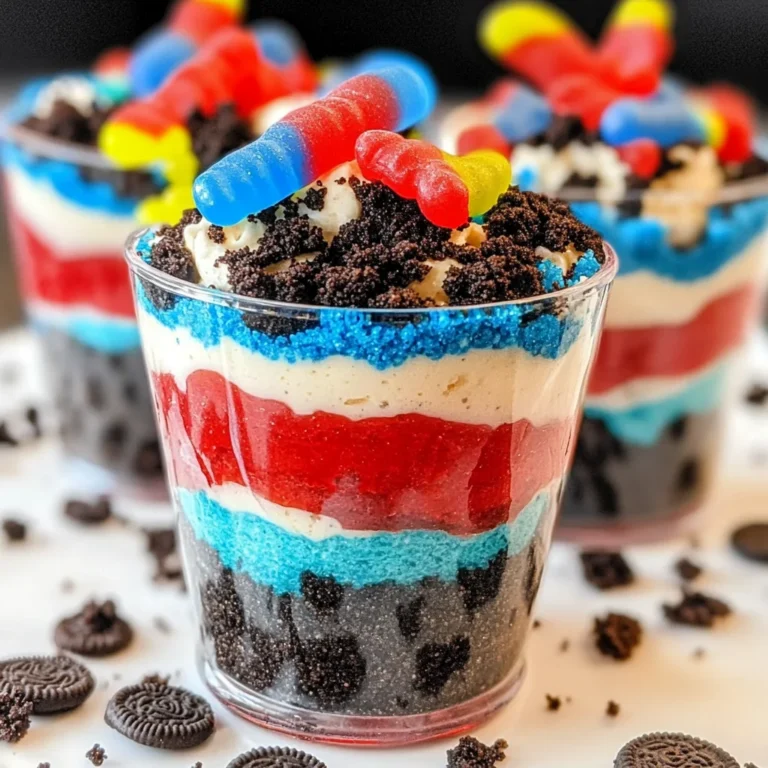4th of July Dirt Cups