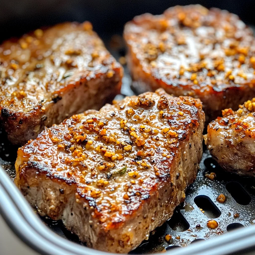 Air Fryer beef Chops