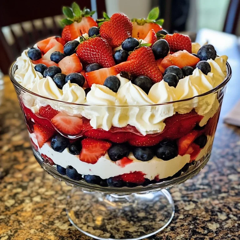 Easy Berry Trifle