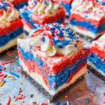 Red, White & Blue Dessert Bars