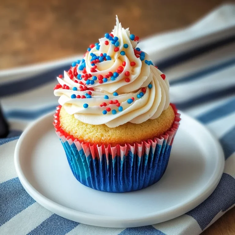 Red White and Blue Cupcakes