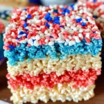 Red, White, and Blue Rice Krispies Treats